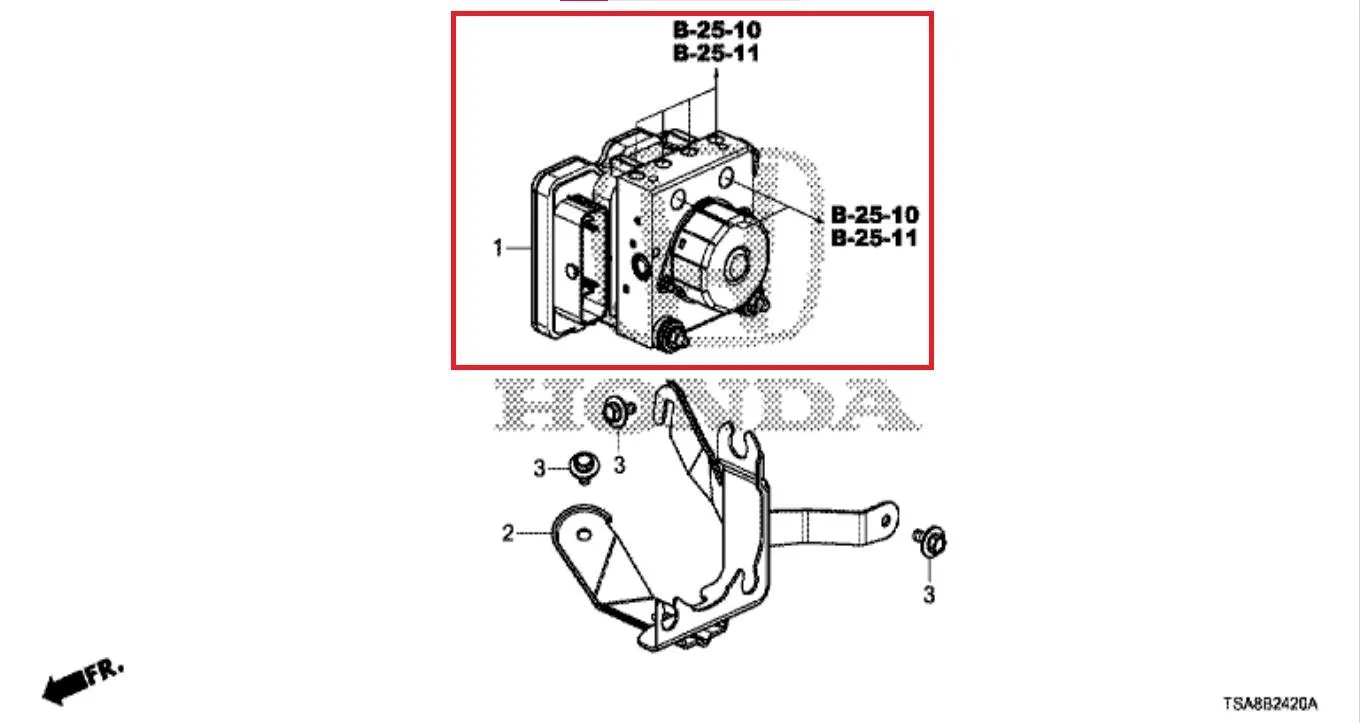 Modulator ABS / Modul ABS Honda BRV 2016-2021 Original