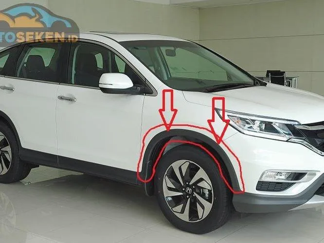 Garnish Spoiler Fender dan Quarter CRV 2013-2016 Original