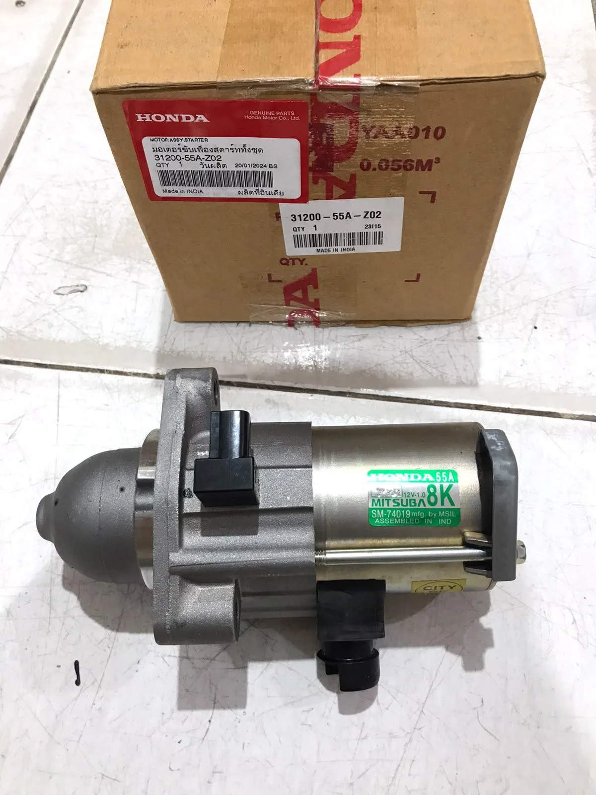 Dinamo Starter Jazz GK CITY HRV Brio Mobilio BRV Original