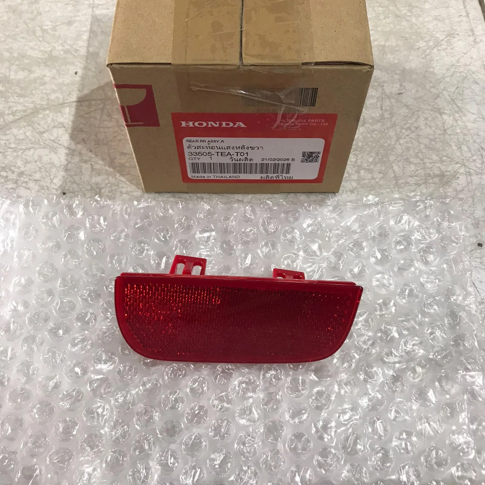 Reflektor Bumper Mata Kucing CIVIC 2016 2017 2018 2019 2020 Original