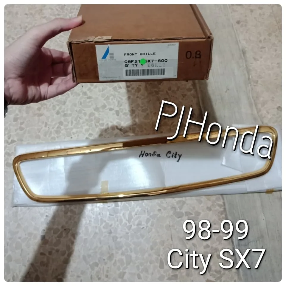 List Grill GOLD Honda City SX7 Honda Access!!