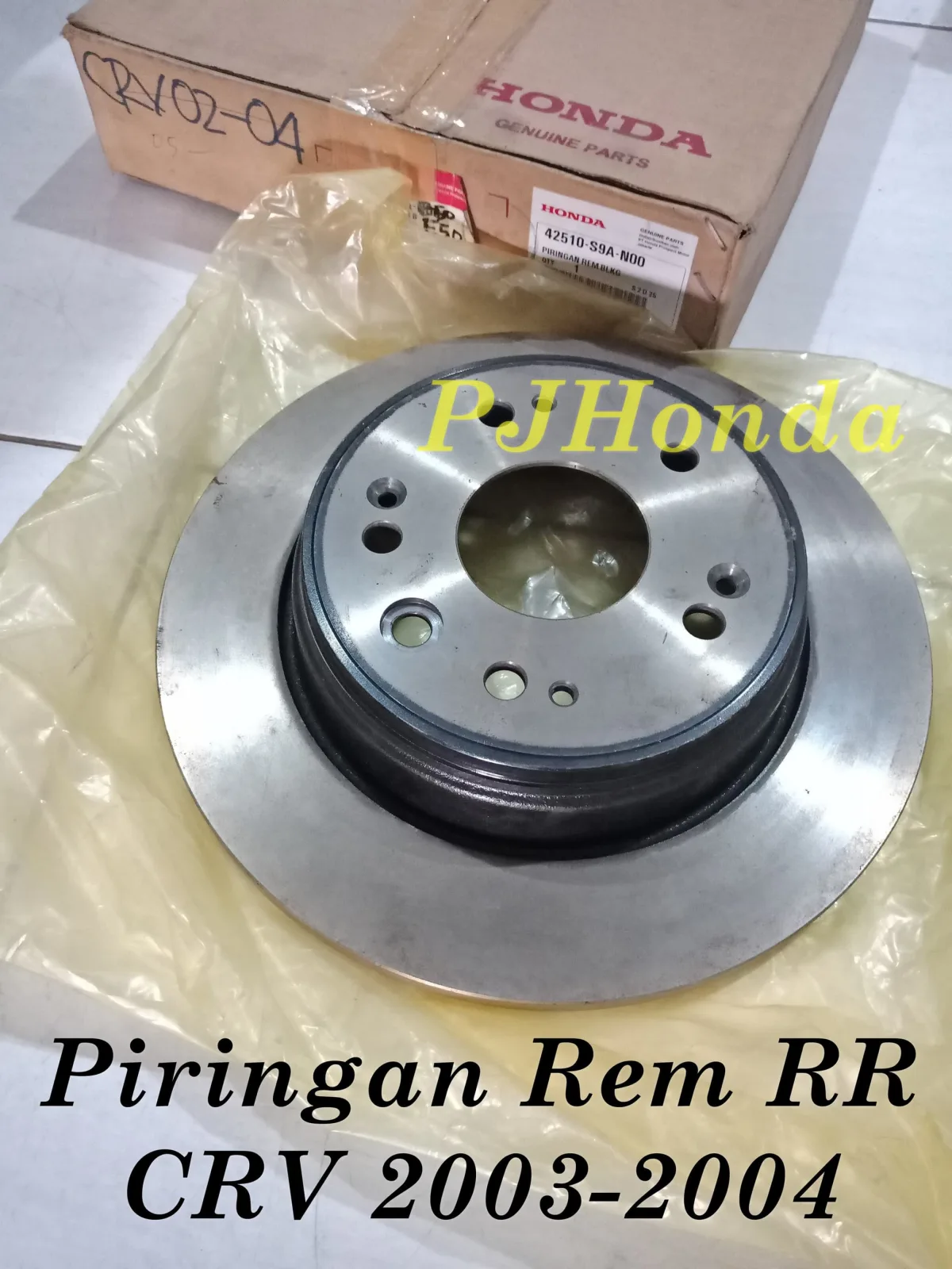 Piringan Rem DISK BRAKE Belakang CRV 2003-2004 ORIGINAL