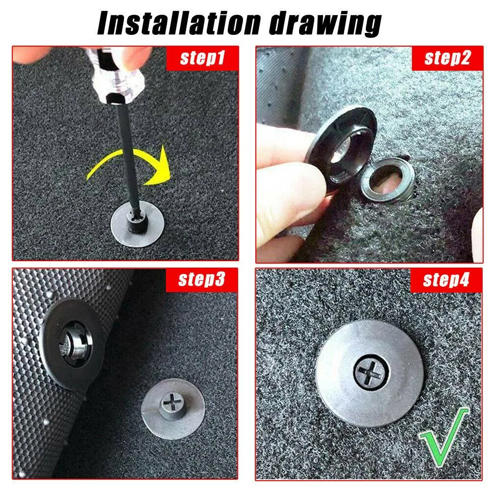 Kancing Karpet Model Bulat untuk Mobil