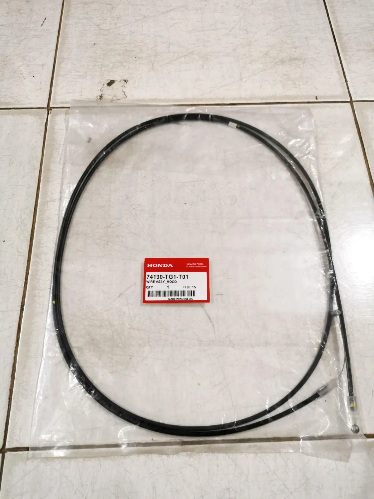 Kabel Kap Mesin Honda Brio 2013-2017 Genuine!!!