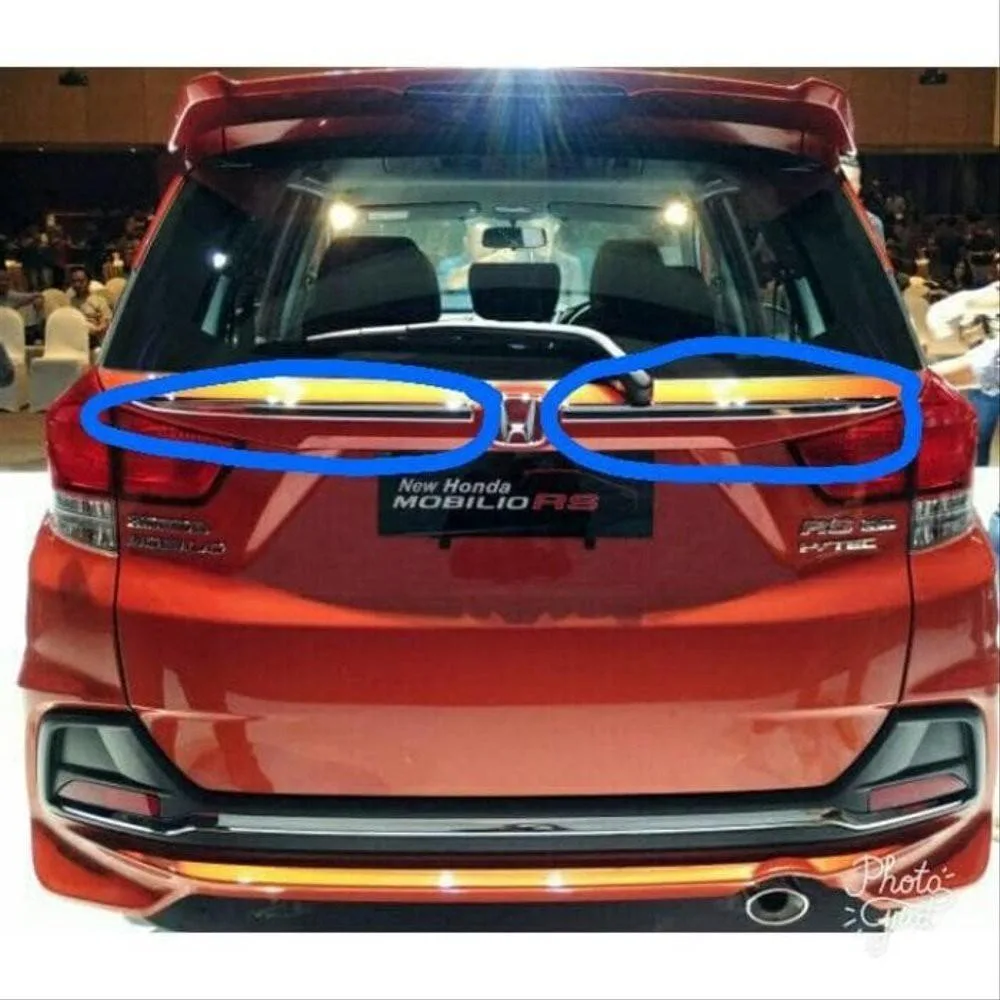 Garnish Chrome Bagasi Mobilio 2017-2020 Genuine