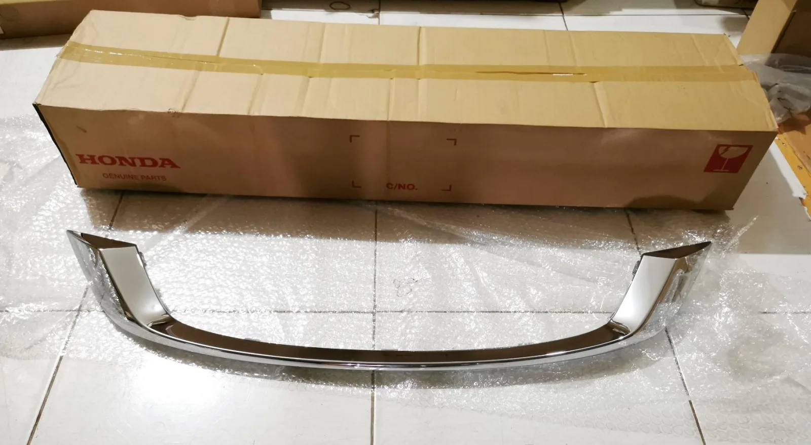 List Grill Chrome Honda Civic FB Facelift 2015 Genuine!!