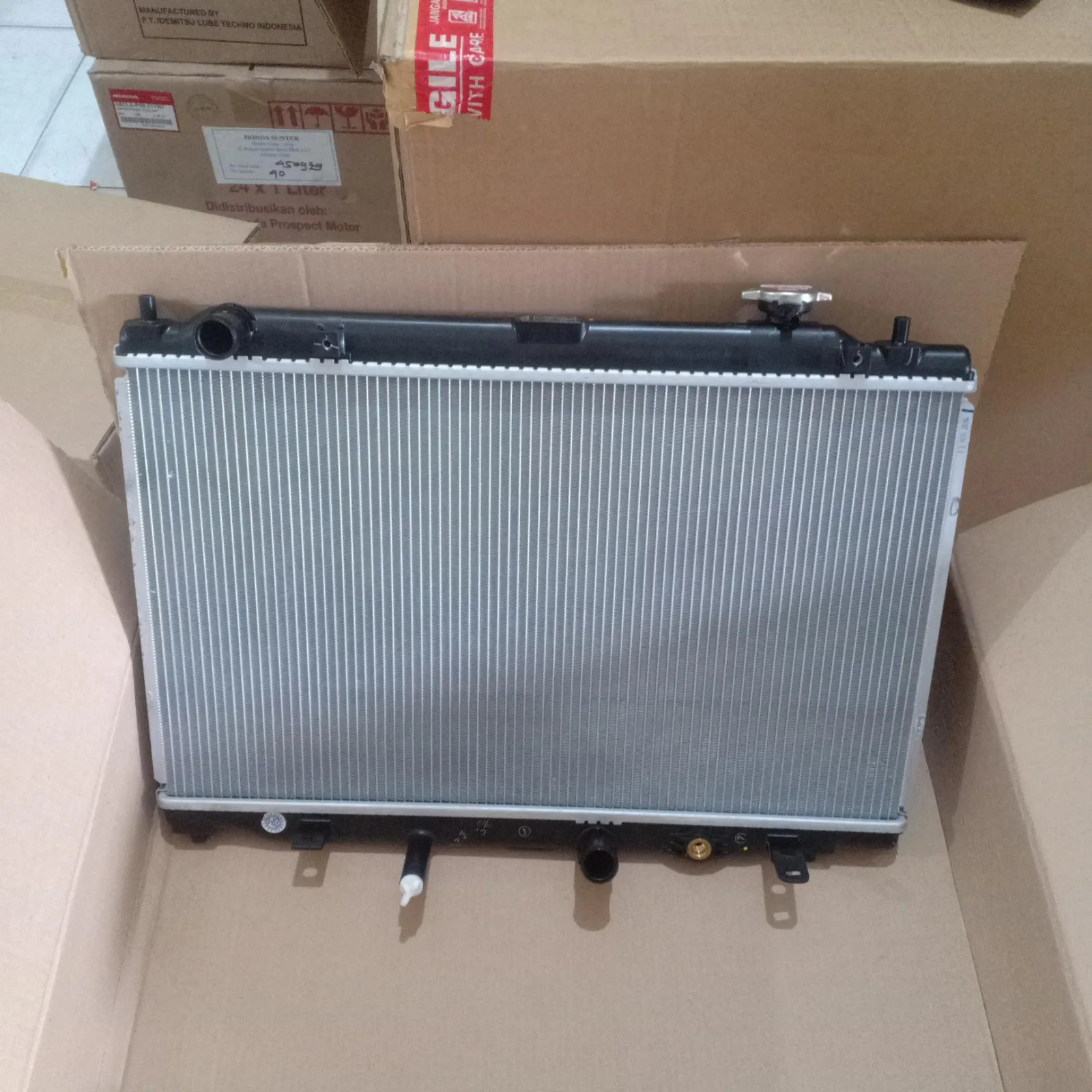 Radiator Komplit Brio MT 1.2CC 2014-2015 Original