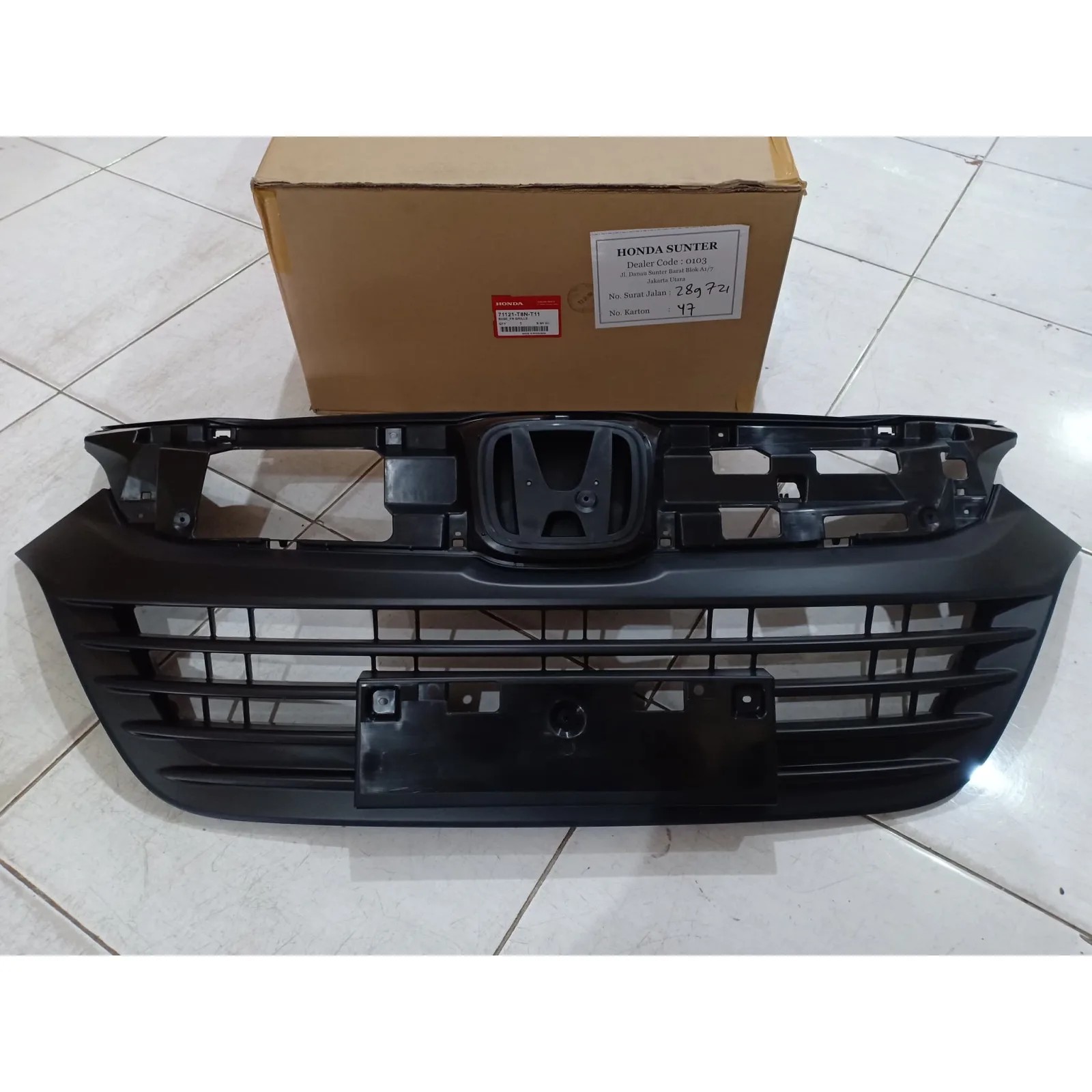 Base Grill HRV Facelift TIPE E / S 2019 - 2022 Original