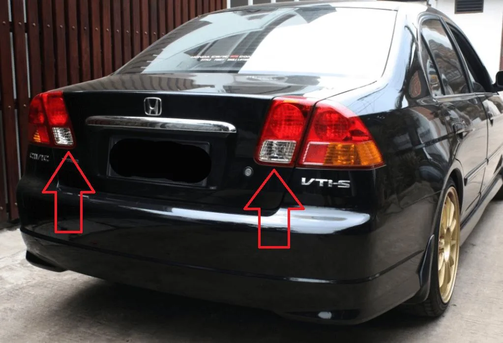 Reflektor Bagasi STOPLAMP Civic ES 2004-2005 Genuine!!!