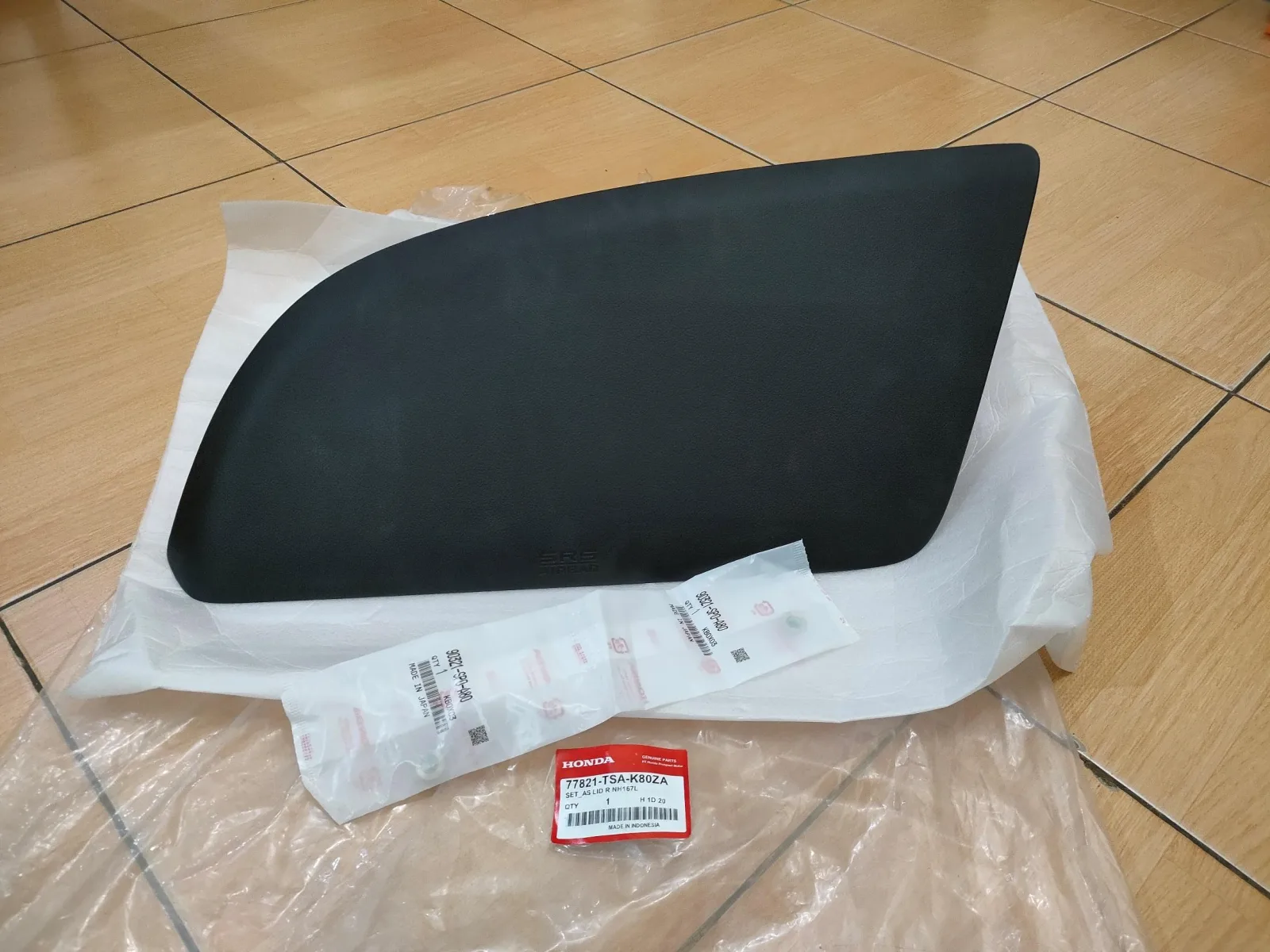 Cover Dashboard Airbag Penumpang Sisi Kiri Brio BRV Mobilio Original