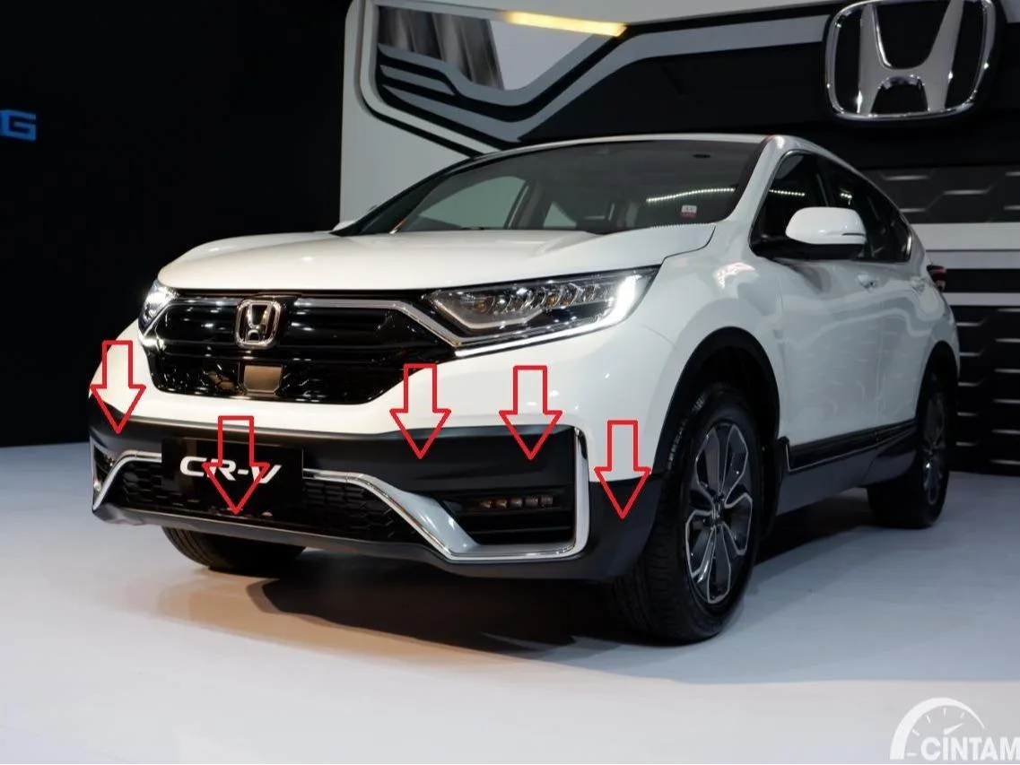 Bumper DEPAN ATAS BAWAH CRV TURBO FACELIFT 2022-2023 ORIGINAL