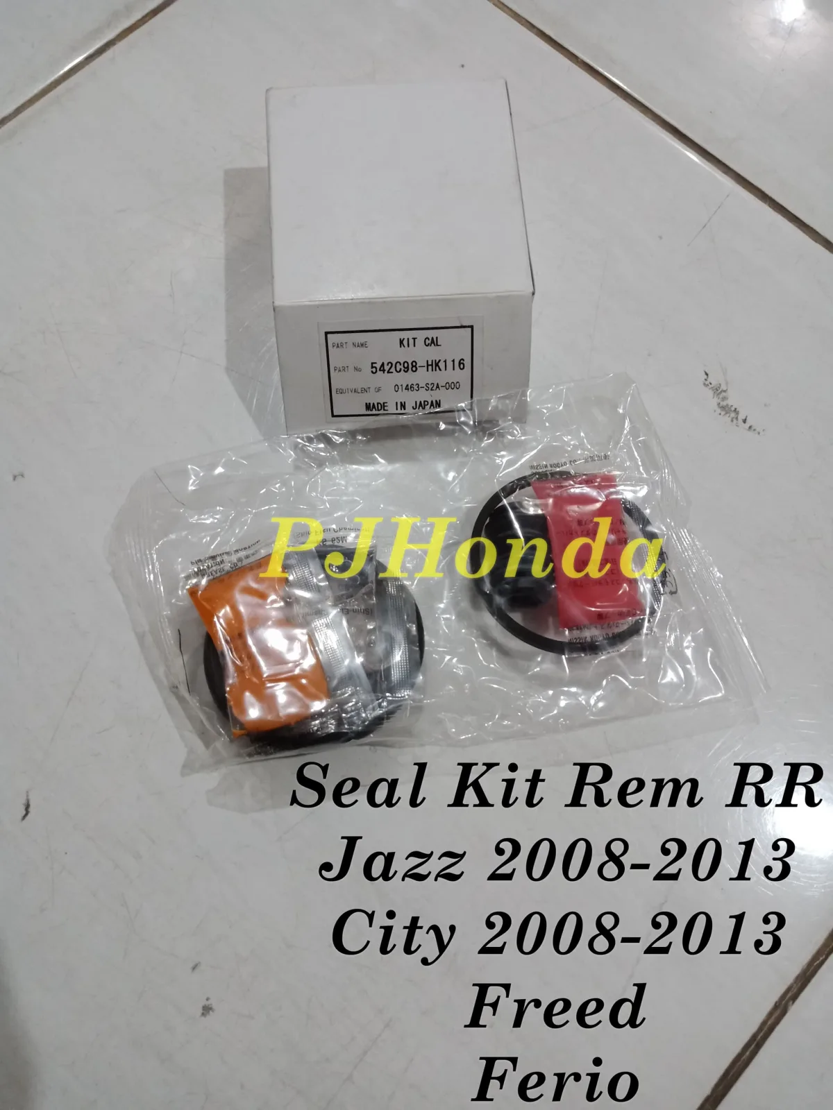 Seal Kit Rem Belakang Honda Civic Ferio dan Genio Genuine!!!