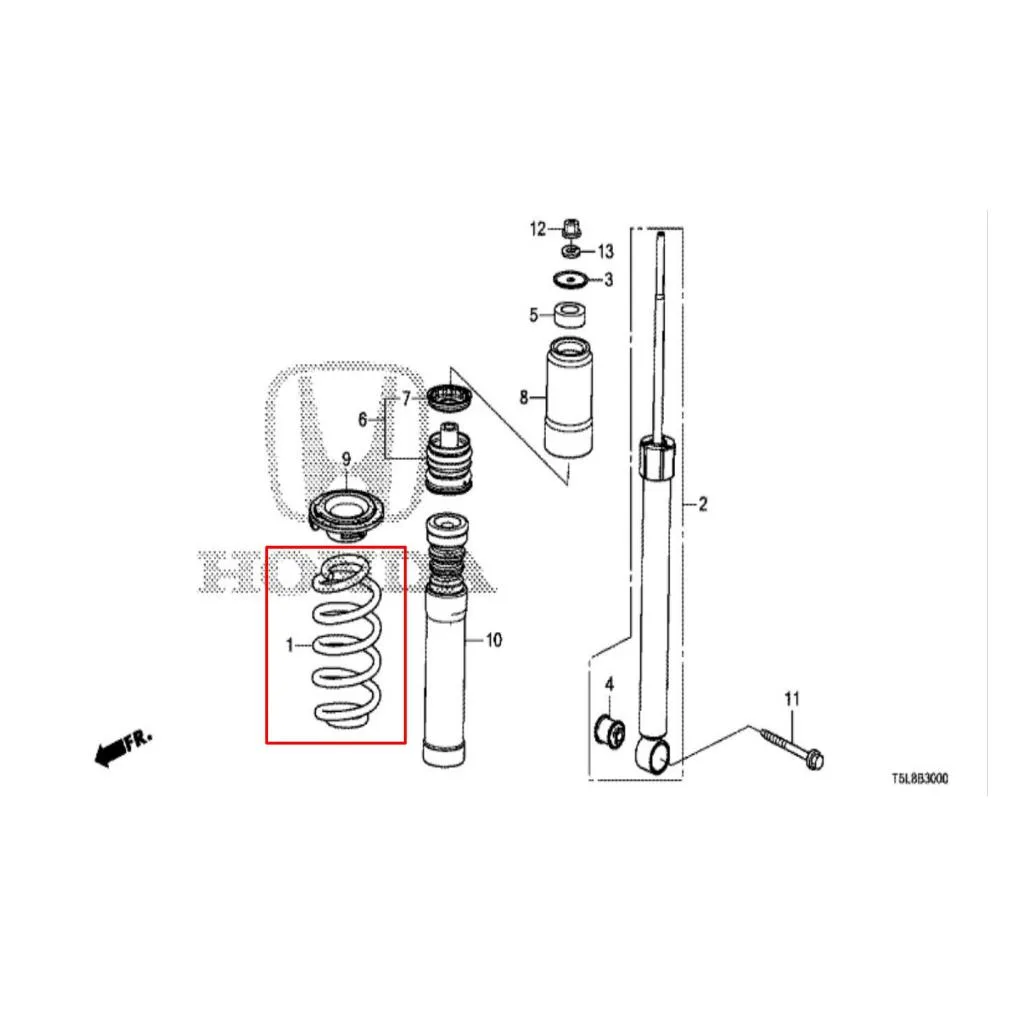 Per Shock Belakang JAZZ GK5 2015-2021 Original